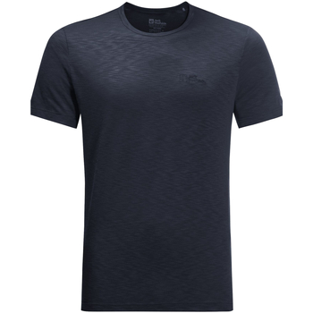Abbigliamento Uomo T-shirt maniche corte Jack Wolfskin Travel Tee M Blu