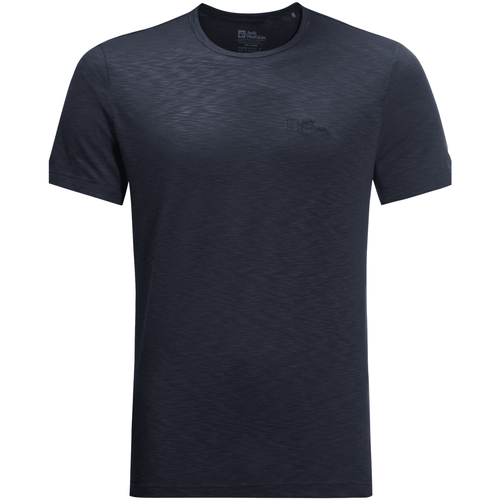 Abbigliamento Uomo T-shirt maniche corte Jack Wolfskin Travel Tee M Blu