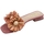 Scarpe Donna Ciabatte Malu Shoes Pantofoline donna mule rosa con applicazioni floreale voluminos Rosa