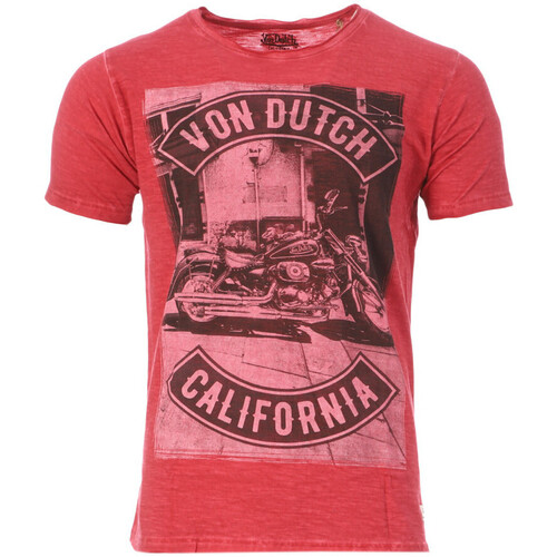 Abbigliamento Uomo T-shirt maniche corte Von Dutch VD/TRC/MOTO Rosso