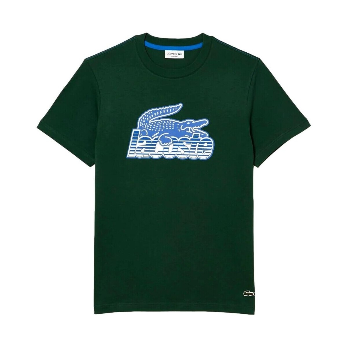 Abbigliamento Uomo T-shirt maniche corte Lacoste CAMISETA CASUAL HOMBRE   TH5070 Verde