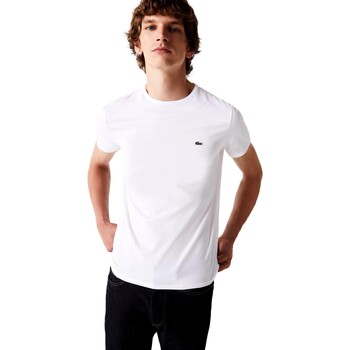 Abbigliamento Uomo T-shirt maniche corte Lacoste CAMISETA HOMBRE   TH2038 Bianco