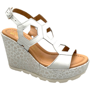 Scarpe Donna Sandali Shoes4Me SHO2376bia Bianco