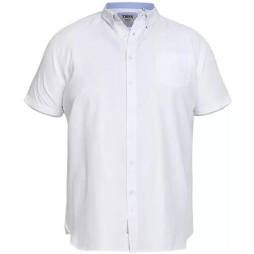 Abbigliamento Uomo Camicie maniche corte Duke DC461 Bianco