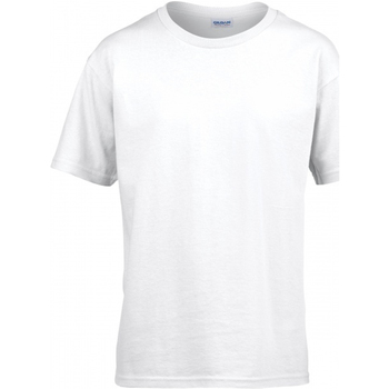 Abbigliamento Uomo T-shirts a maniche lunghe Gildan Softstyle Bianco