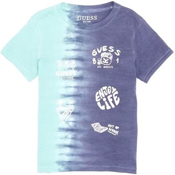 Abbigliamento Bambino T-shirt maniche corte Guess T-SHIRT N3GI19K8HM3 Blu