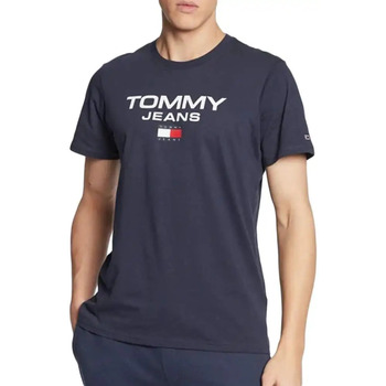 Abbigliamento Uomo T-shirt maniche corte Tommy Jeans Classic entry logo Blu