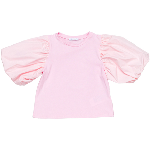 Abbigliamento Bambina T-shirt maniche corte Lulu LL1016 2000000150437 LULU' Rosa