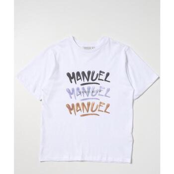 Abbigliamento Bambino T-shirt maniche corte Manuel Ritz MR1669 2000000165028 Bianco