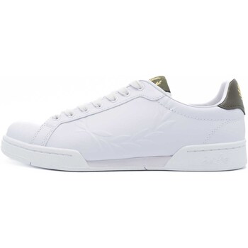 Scarpe Uomo Sneakers Fred Perry Fp B722 Leather / Branded Bianco
