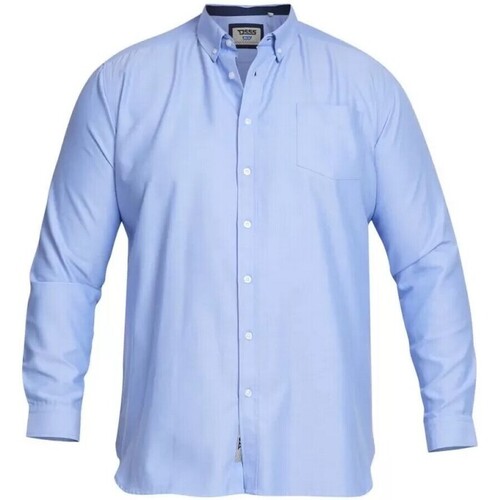 Abbigliamento Uomo Camicie maniche lunghe Duke DC462 Blu