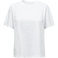 Abbigliamento Donna Felpe Only T-Shirt  S/S Tee -Noos - White Bianco