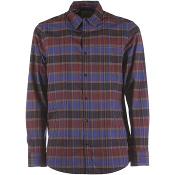Scotch & Soda Regular-Fit Checked Lightweight Voile Shirt Multicolore