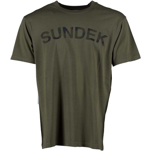 Abbigliamento Uomo T-shirt & Polo Sundek T-Shirt Verde