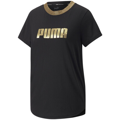 Abbigliamento Donna T-shirt & Polo Puma 522381-01 Nero