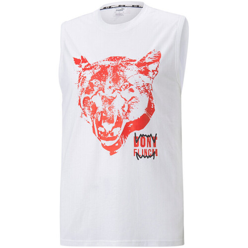 Abbigliamento Uomo Top / T-shirt senza maniche Puma 536502-01 Bianco