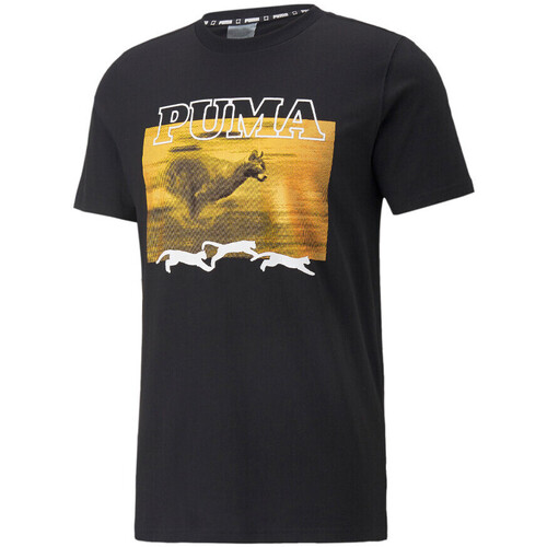 Abbigliamento Uomo T-shirt & Polo Puma 536486-01 Nero