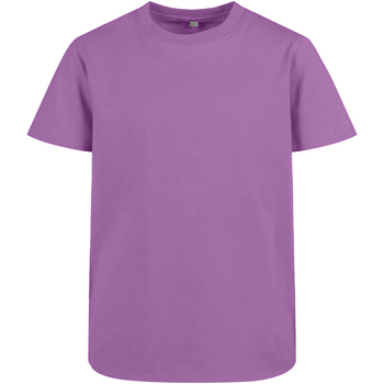 Abbigliamento Unisex bambino T-shirts a maniche lunghe Build Your Brand BY158 Rosso