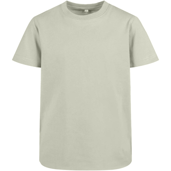 Abbigliamento Unisex bambino T-shirts a maniche lunghe Build Your Brand BY158 Verde