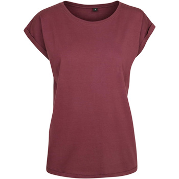 Abbigliamento Donna T-shirts a maniche lunghe Build Your Brand BY021 Viola