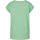 Abbigliamento Donna T-shirts a maniche lunghe Build Your Brand BY021 Verde