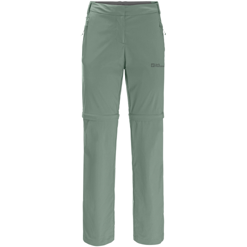 Abbigliamento Donna Pantaloni da tuta Jack Wolfskin Glastal Zip Off Pants W Verde