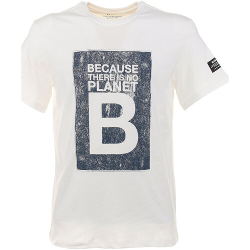 Abbigliamento Uomo T-shirt & Polo Ecoalf T-shirt con dettaglio a contrasto Bianco
