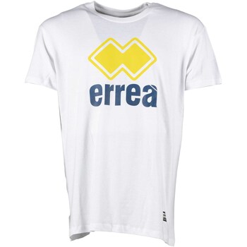 Abbigliamento Uomo T-shirt & Polo Errea Republic Essential Tee Man Logo 75 Mc Ad Bianco