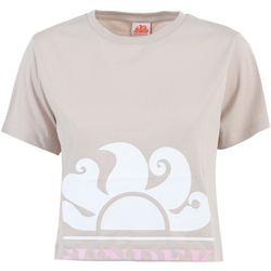Abbigliamento Donna T-shirt & Polo Sundek CROPPED T-SHIRT 96601 Multicolore
