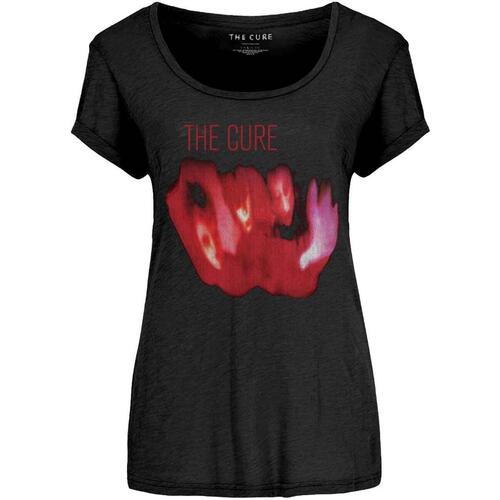 Abbigliamento Donna T-shirts a maniche lunghe The Cure Pornography Nero