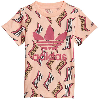 Abbigliamento Bambina T-shirt & Polo adidas Originals GN2230 Rosa