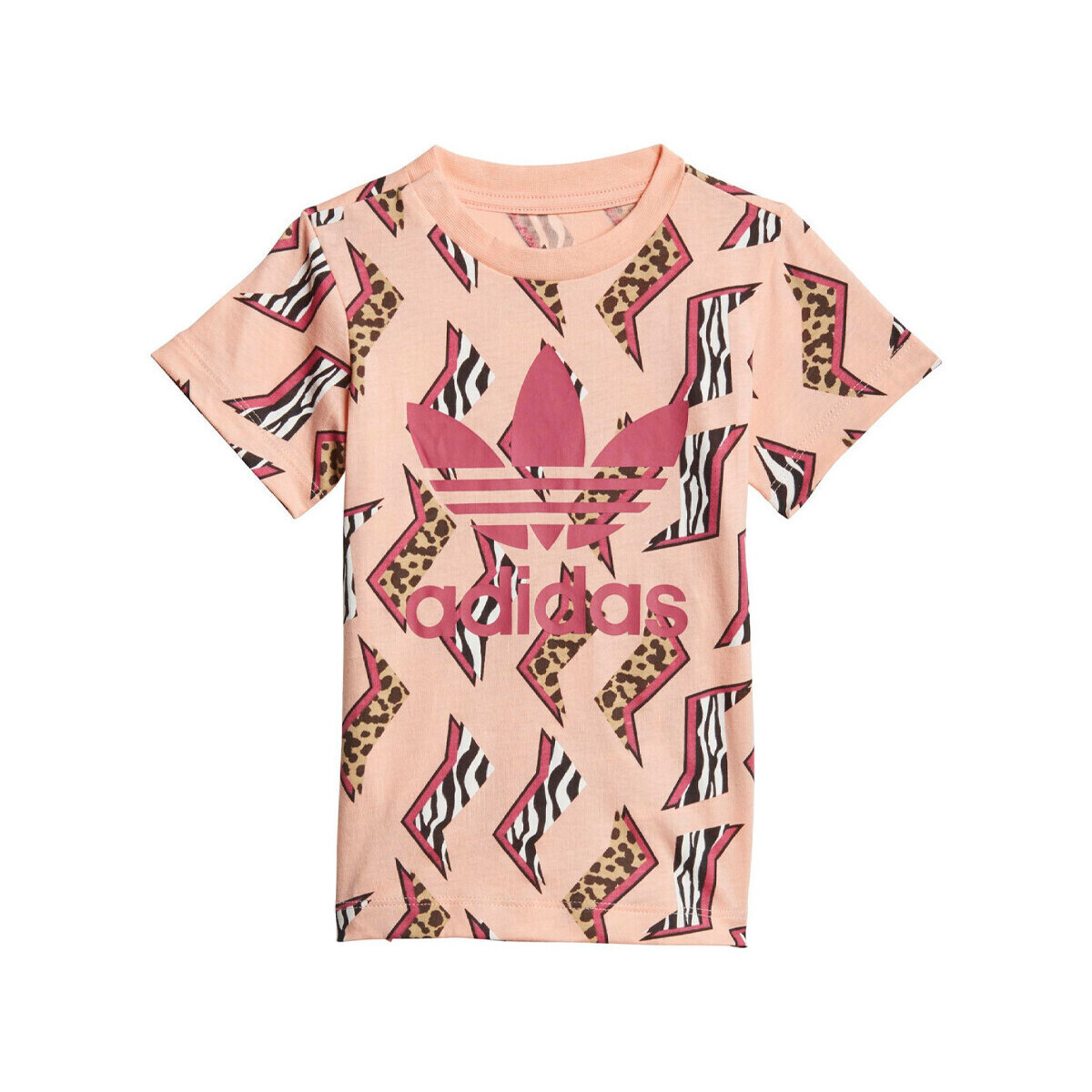 Abbigliamento Bambina T-shirt & Polo adidas Originals GN2230 Rosa