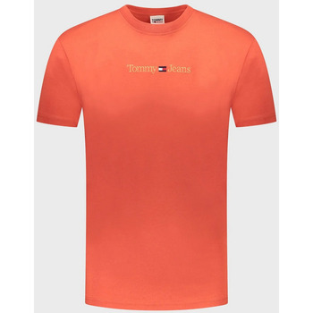 Abbigliamento Uomo T-shirt maniche corte Tommy Jeans ATRMPN-40428 Arancio