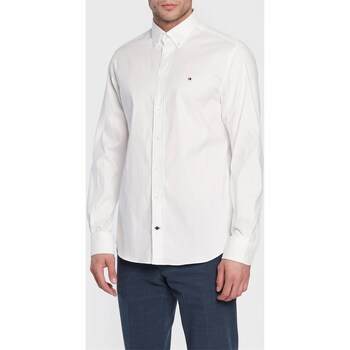 Abbigliamento Uomo Camicie maniche lunghe Tommy Hilfiger MW0MW29969 Bianco
