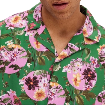 Selected Relax Liam Shirt - Jolly Green Multicolore