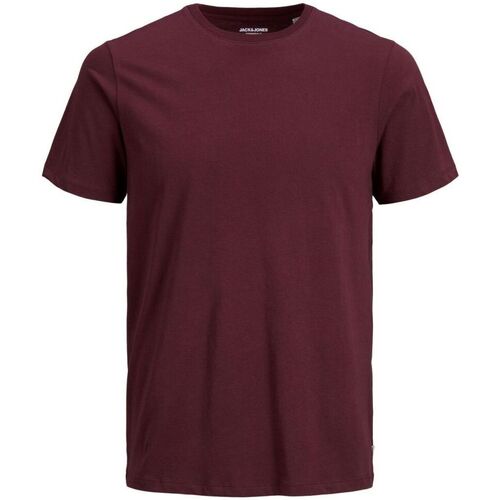Abbigliamento Uomo T-shirt & Polo Jack & Jones 12156101 JJEORGANIC BASIC TEE-PORT ROYALE Rosso