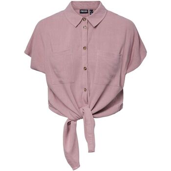 Abbigliamento Donna Camicie Pieces 17124357 VINSTY-WOODROSR Rosa