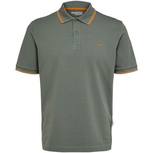 Abbigliamento Uomo T-shirt & Polo Selected 16087840 DANTE SPORT-AGAVE GREEN Verde