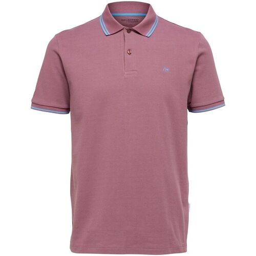 Abbigliamento Uomo T-shirt & Polo Selected 16087840 DANTE SPORT-ROSE BROWN Rosa