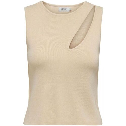 Abbigliamento Donna Top / T-shirt senza maniche Only 15291544 EBBA-SANDSELL Beige