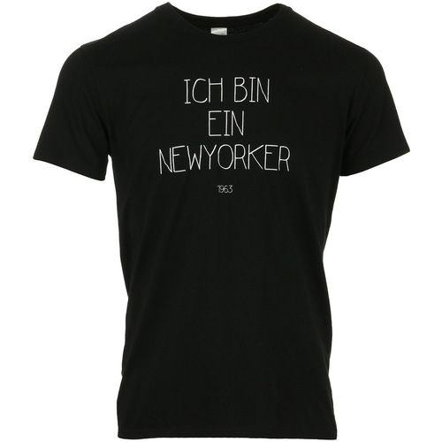 Abbigliamento Uomo T-shirt maniche corte Civissum Ich Bin Ein Newyorker Tee Nero