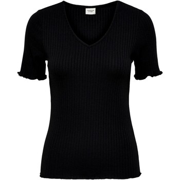 Abbigliamento Donna T-shirt maniche corte Jacqueline De Yong CAMISETA CANALE MUJER JACQUELINE DE YONG15238718 Nero