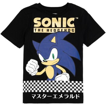 Abbigliamento Bambino T-shirt maniche corte Sonic The Hedgehog  Nero