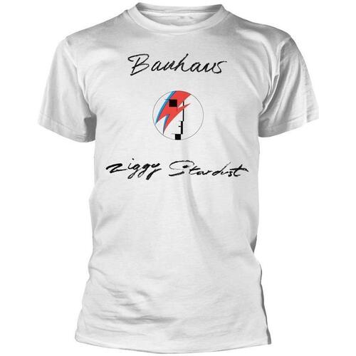 Abbigliamento T-shirts a maniche lunghe Bauhaus Ziggy Stardust Bianco