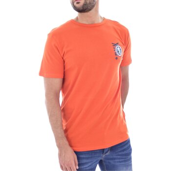 Abbigliamento Uomo T-shirt maniche corte Bikkembergs maniche corte BKK2MTS02 - Uomo Arancio