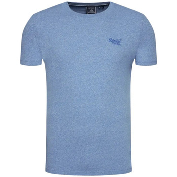 Abbigliamento Uomo T-shirt maniche corte Superdry vintage Embroidered Blu