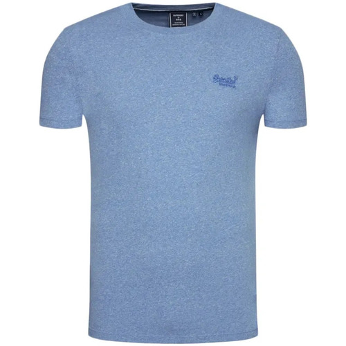 Abbigliamento Uomo T-shirt maniche corte Superdry vintage Embroidered Blu