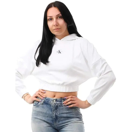 Abbigliamento Donna Felpe Calvin Klein Jeans maglia Bianco