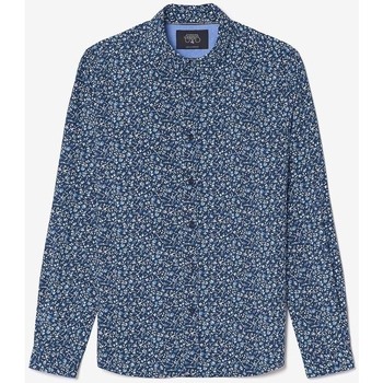 Abbigliamento Uomo Camicie maniche lunghe Le Temps des Cerises Camicia NOBEL Blu