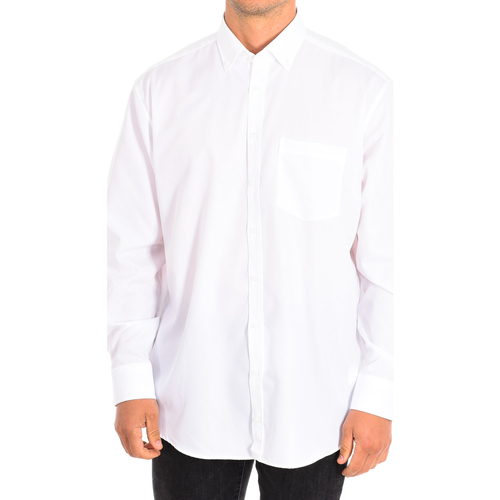 Abbigliamento Uomo Camicie maniche lunghe Seidensticker 318452-01 Bianco